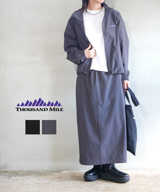 サウザンドマイル ジップブルゾン&Tシャツ&スカートセットアップ THOUSAND MILE TM252NP00022 国内正規品 2025秋冬新作 送料無料