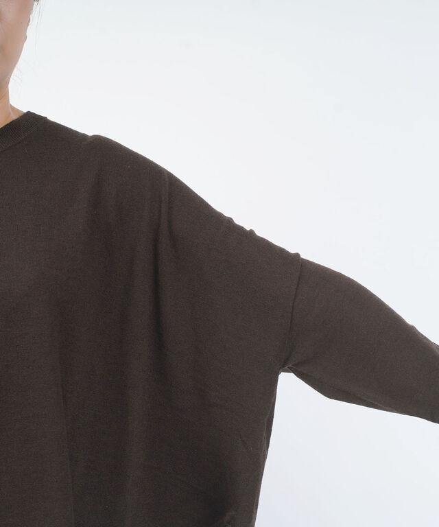 ミズイロインド フロントシームコクーンプルオーバー mizuiro ind 3