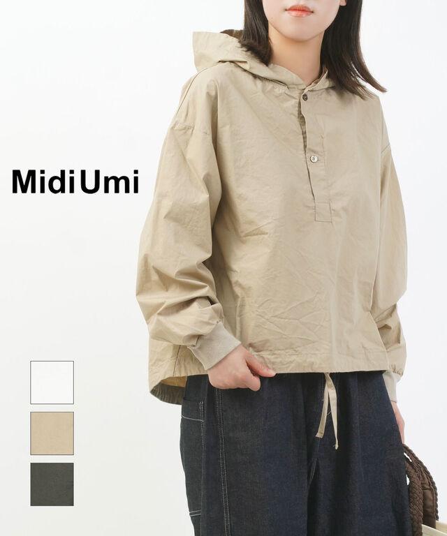 ミディウミ フーデッドプルオーバーシャツ Midi-Umi 3-739944 国内正規品 2025秋冬新作 送料無料