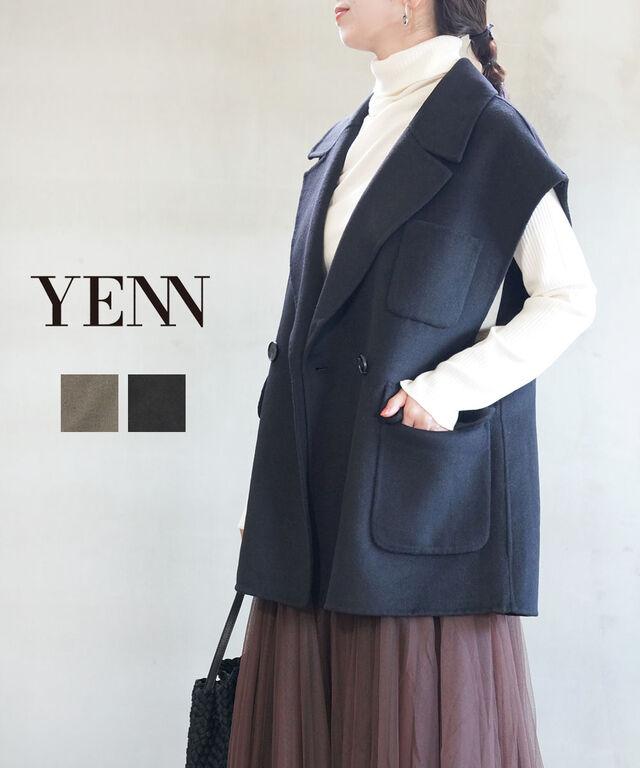 イェン ダブルフェイスベストジャケット YENN Y253-41089 国内正規品 2025秋冬新作 送料無料
