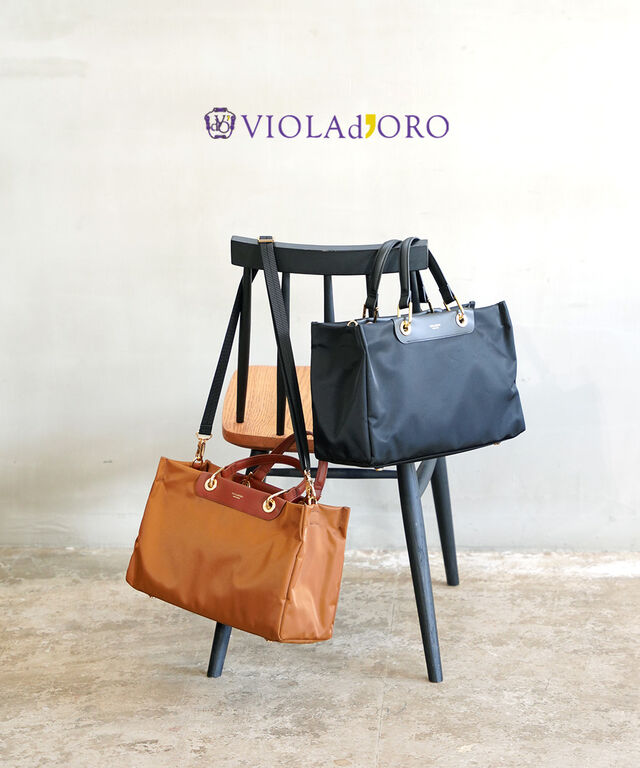 ヴィオラドーロ ナイロントートバッグ BIANCA VIOLAd'ORO V-2283 国内正規品 2025秋冬新作 送料無料