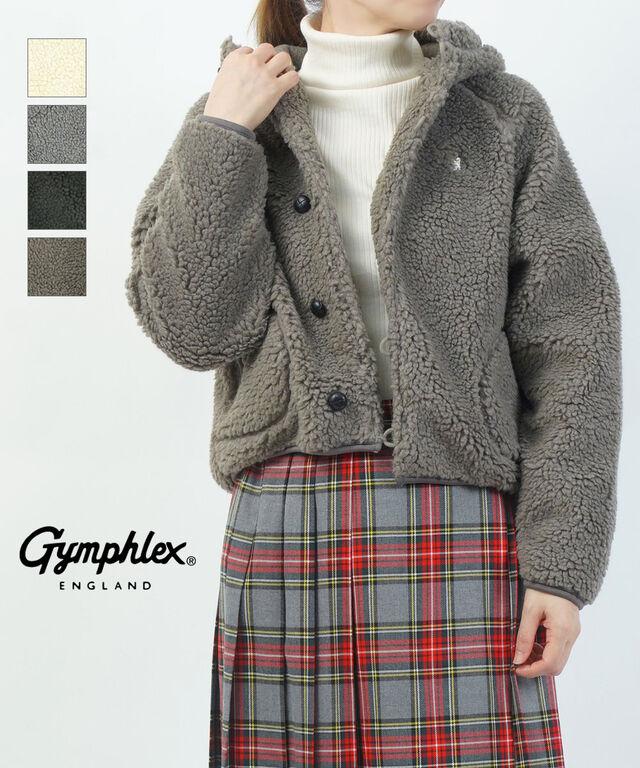 ジムフレックス ボアフーディ ショートジャケット Gymphlex GY-A0725BOA 国内正規品 2025秋冬新作 送料無料