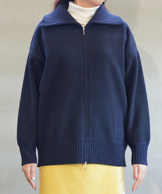 ププラ ウールフリース×リブ スタンドカラー ジップアップジャケット PUPULA 359318 国内正規品220509 送料無料_7
