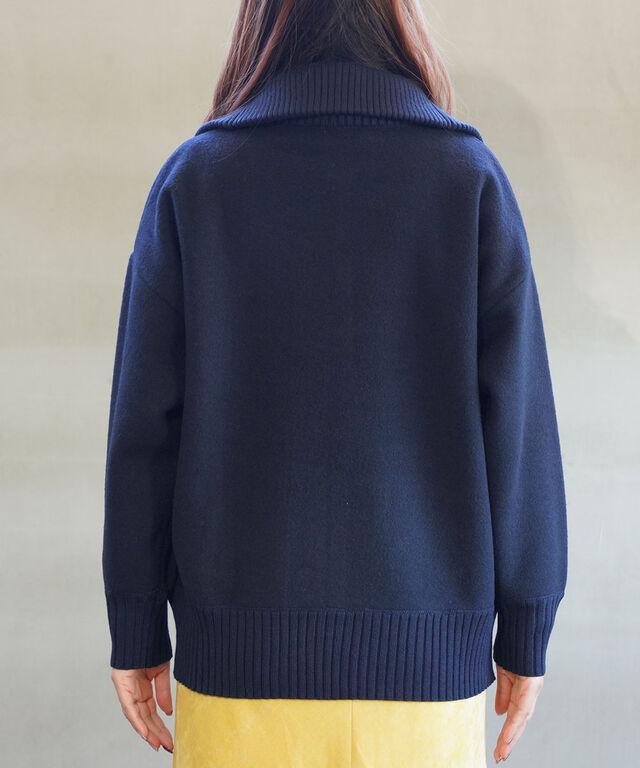ププラ ウールフリース×リブ スタンドカラー ジップアップジャケット PUPULA 359318 国内正規品220509 送料無料_9