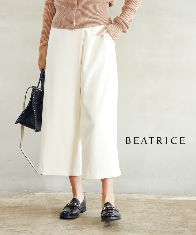 ベアトリス ウエストクロスガウチョパンツ BEATRICE E39206 国内正規品 220503 送料無料
