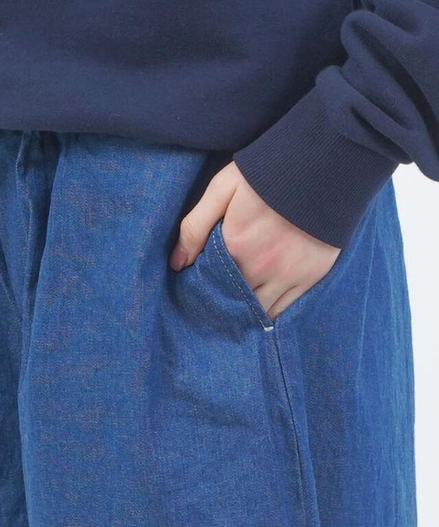 ナル 8ozムラデニム エッグパンツ naru 647125 国内正規品 2026春夏新作 送料無料