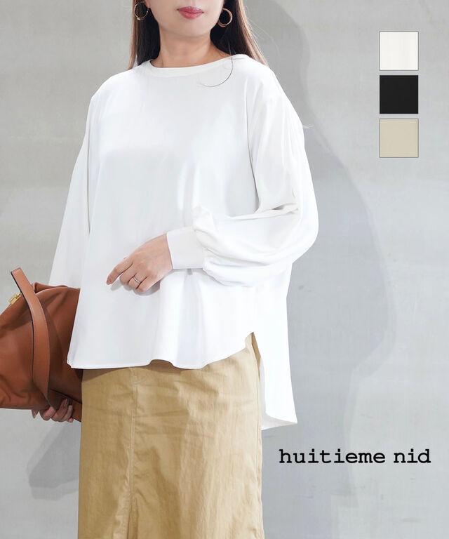 ユイティーム Tシャツ風ブラウス huitieme nid 613904 国内正規品 2026春夏新作