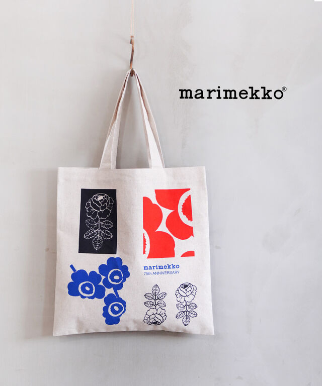マリメッコ 75th anniversary トートバッグ KIOSKI JE VANKKA marimekko 52269295323 国内正規品 2026春夏新作 送料無料