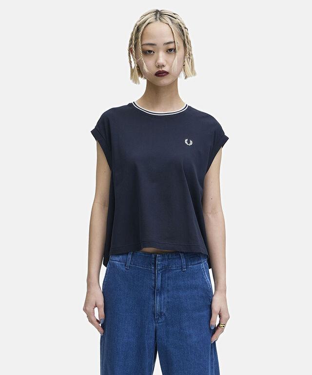 フレッドペリー SHEER TIPPED PIQUE T-SHIRT FRED PERRY G2175 国内正規品 2026春夏新作 送料無料