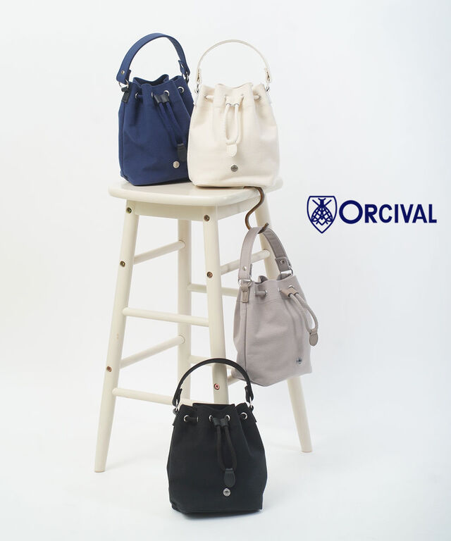 オーチバル・オーシバル ツイルパース巾着バッグ ORCIVAL OR-H0384HBT 国内正規品 2026春夏新作 送料無料