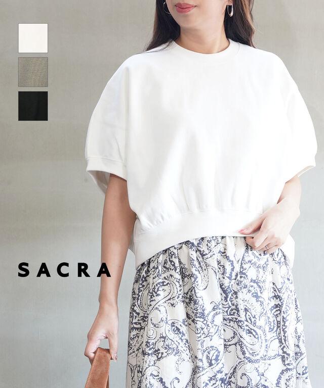サクラ DOUBLE KNITTED CLOTH TOP SACRA 126145091 国内正規品 2026春夏新作 送料無料