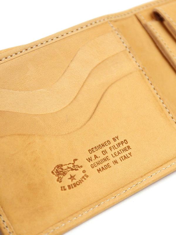 イルビゾンテ IL BISONTE レザー 二つ折り 財布 正規品 2つ折り 411853-0061402 就職祝い 母の日父の日 誕生日 プレゼント ギフト 新品_5