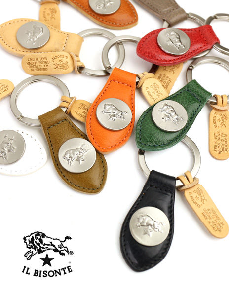 イルビゾンテ IL BISONTE レザー コンチョ キーホルダー 正規品  レディース メンズ 男性 女性 誕生日プレゼント ギフト 新品 父の日 5452305050-0061402【メール便可能2】