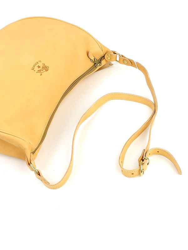 イルビゾンテ IL BISONTE レザー 半月型 ショルダーバッグ L 正規品