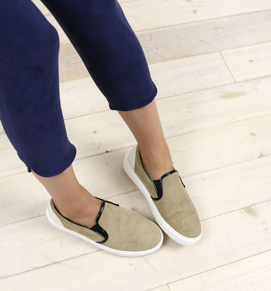 control freak(コントロールフリーク)コーデュロイ 内ボア スリッポン・40-0104-3181402    レディース 女性 誕生日プレゼント ギフト 正規品 新品