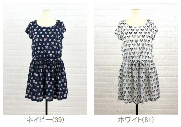 PAUL&JOE(ポールアンドジョー) ポリエステルMICKY JSY ギャザーワンピース・3653116631・501 レディース 女性 誕生日 プレゼント ギフト 正規品 新品_1
