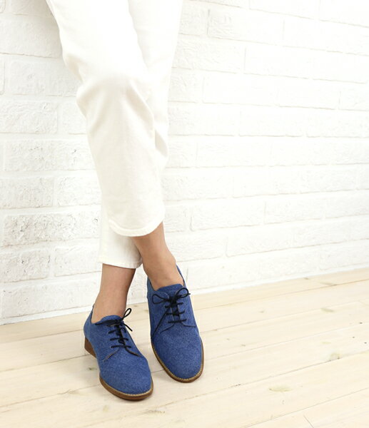 MARION TOUFET(マリオントフ) コットン デニムレースアップシューズ・ILA5204191・0091501    レディース 女性 誕生日プレゼント ギフト 正規品 新品