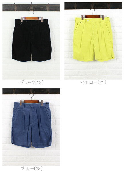 Blue Work(ブルーワーク) コットンコーデュロイショートパンツ・54-12-52-12108・0171501 レディース 女性 誕生日 プレゼント ギフト 正規品 新品_1