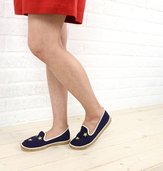 La Mer Bleu(ラ メール ブルー) コットンエスパドリーユ スリッポンシューズ・ILA5104081・0091501    レディース 女性 誕生日プレゼント ギフト 正規品 新品