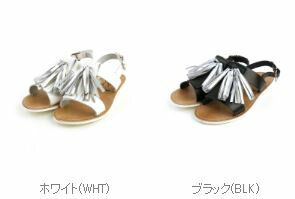 Fitz(フィッツ) レザータッセルフラットサンダル・132095・3281601    レディース 女性 誕生日プレゼント ギフト 正規品 新品 Fitz(フィッツ) レザータッセルフラットサンダル・132095・3281601