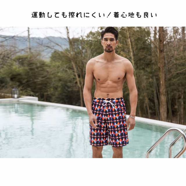 水着 メンズ サーフパンツ 海パン 海水パンツ ハーフパンツ ショートパンツ 膝上 大きいサイズ 海水浴 プール 温泉 薄手 マリン スポーの通販はau Pay マーケット Hoyuki