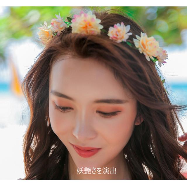 花冠 花かんむり ヘッドドレス フラワーティアラ 女の子 子ども ウエディング フラワー花冠 ウエディング花冠 パーティー ティアラ 花カの通販はau Pay マーケット Hoyuki