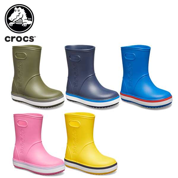 クロックス(crocs) クロックバンド レイン ブーツ キッズ 