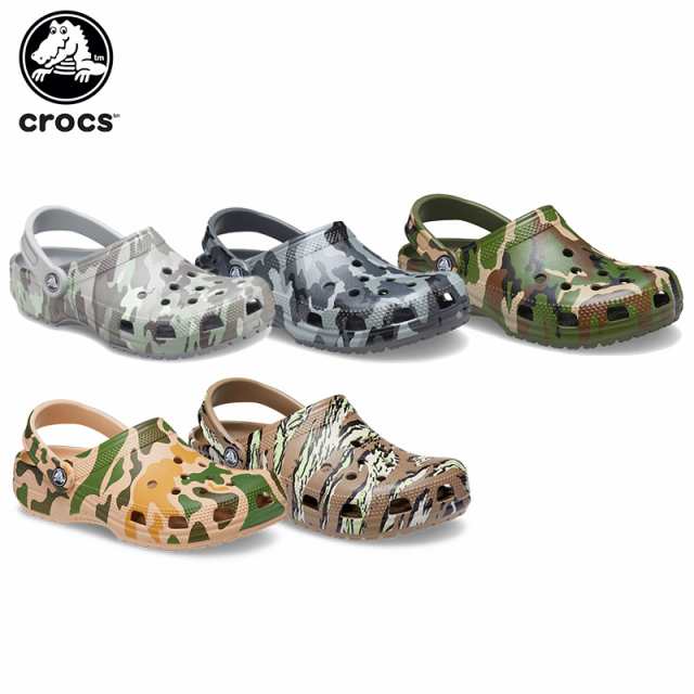 camo croc shoes
