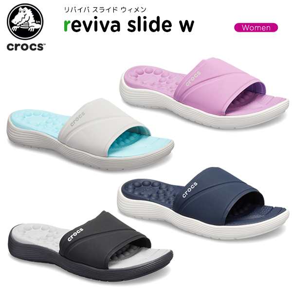 crocs reviva slide women's