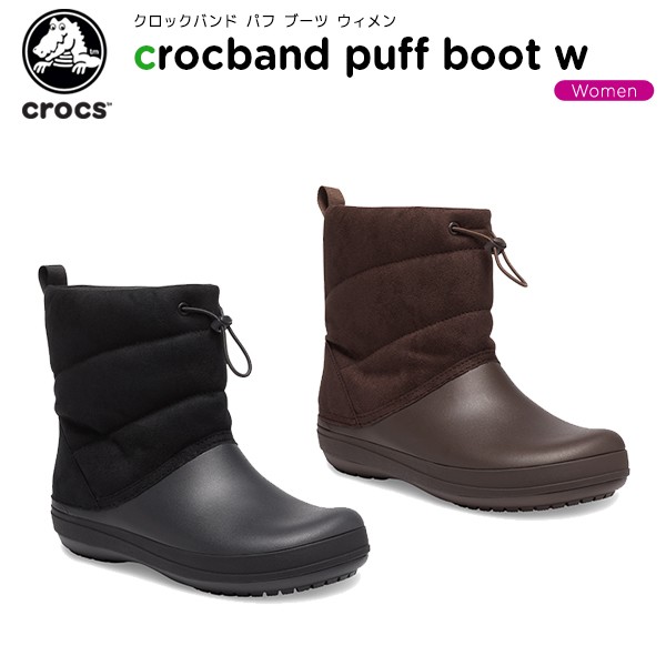 crocs crocband puff boot