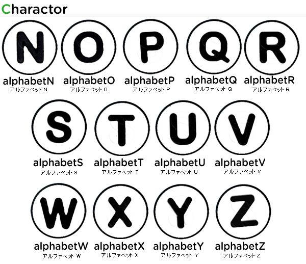 ジビッツ Jibbitz アルファベット N ｚ Alphabet N ｚ Jb Alphabet Nz Blu C A 2 の通販はau Pay マーケット Crohas クロハス