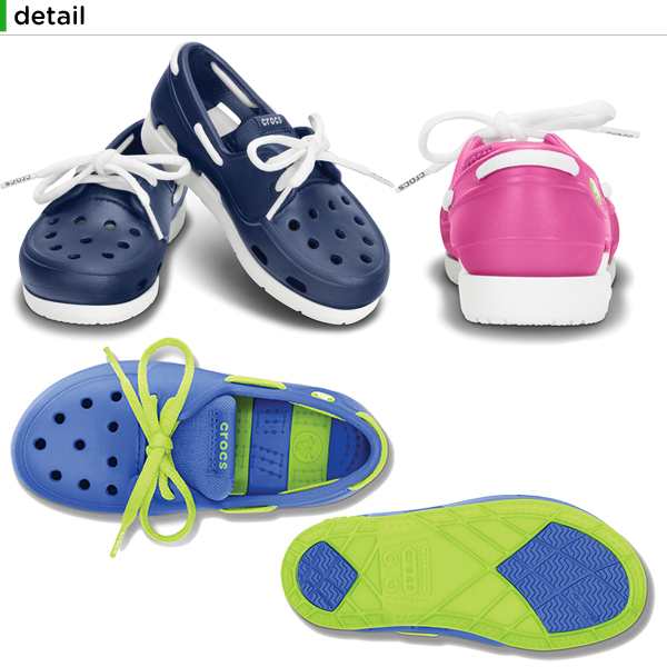 crocs beach line boat shoes