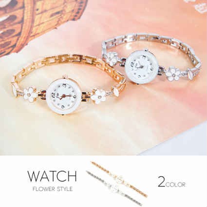 腕時計 レディース おしゃれ 安い かわいい ブレスレットウォッチ プレゼント Jewel ジュエル フラワーの通販はau Pay マーケット ドレスショップｊｅｗｅｌ
