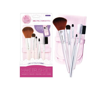 メイクブラシ5本セット ポーチ付 Mbs1000 メイク 化粧 ブラシ フェイス チーク アイシャドウ リップ アイブロウ フルメイク 肌 やさしい の通販はau Pay マーケット 卸売のｅｉｅｉ