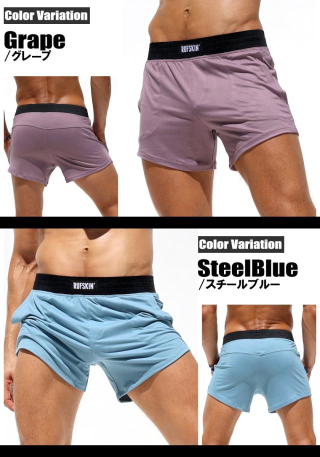 RUFSKIN/ラフスキン HUNTER ショートパンツ 短パン メンズ ボトムス ファッション 部屋着 ジムウェア