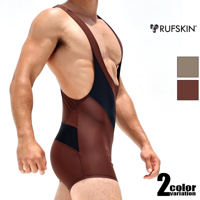 RUFSKIN/ラフスキン 805 ボディスーツ レオタード  上下一体型スポーツウェア レスリングウェア型インナー　男性下着　メンズ　下着 シングレット