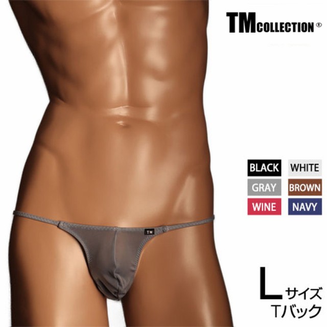 メンズTバック Lサイズ TM Collection NewT2M2 シャープパターン TB