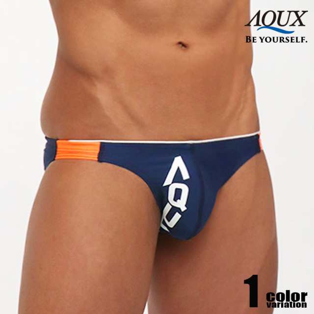 AQUX/アックス Narrow Side Speedos "Navy" スイムウェア ビキニブリーフ型 メンズ水着 競パン 海パン 男性水着 ビーチウェア aquxの通販は