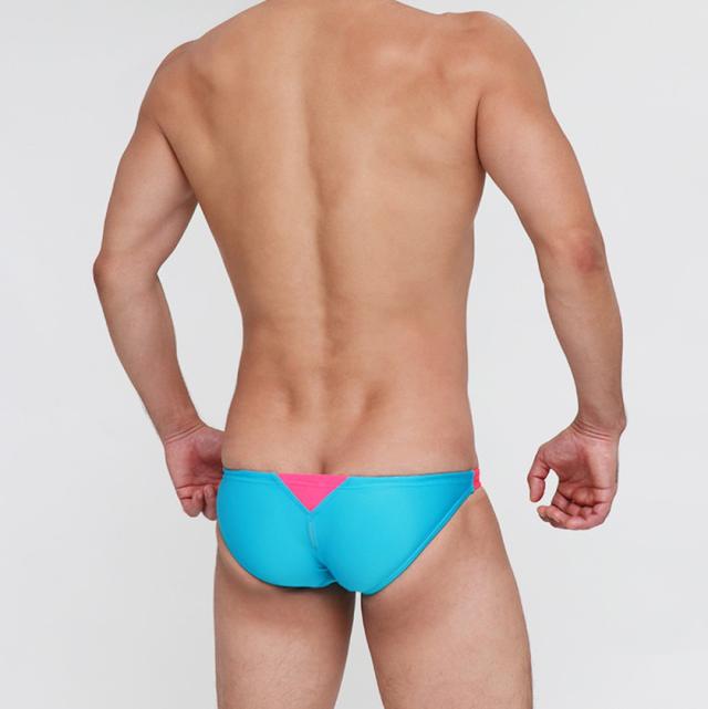 AQUX/アックス Narrow Side Speedos "Blue" スイムウェア 競パン メンズ水着 ビキニ型 海パン 男性水着 ビーチウェア aqux