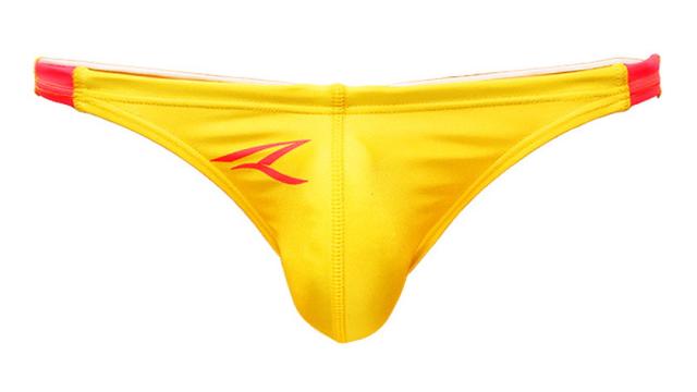 AQUX/アックス Narrow Side Speedos "Yellow" スイムウェア 競パン メンズ水着 ビキニ型 海パン 男性水着 ビーチウェア aqux