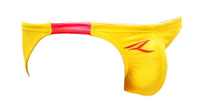 AQUX/アックス Narrow Side Speedos "Yellow" スイムウェア 競パン メンズ水着 ビキニ型 海パン 男性水着 ビーチウェア aqux