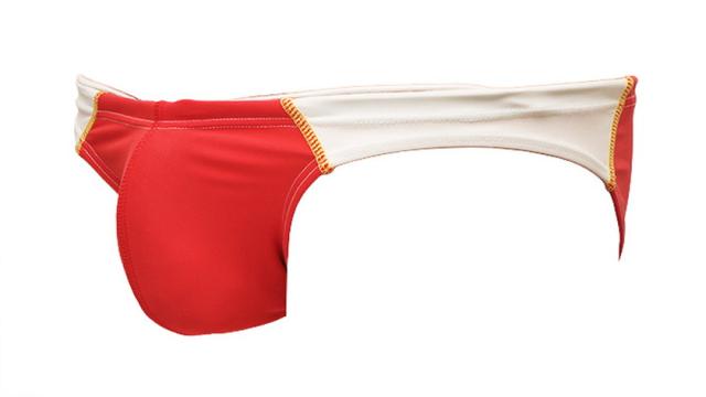 AQUX/アックス Big Logo Bikinis "Red" スイムウェア 競パン メンズ水着 ビキニ型 海パン 男性水着 ビーチウェア aqux