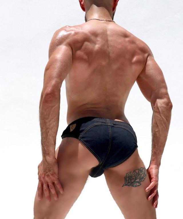 メンズビキニ ブリーフ RUFSKIN/ラフスキン ETHAN デニム生地 ビキニブリーフ ジーンズ 紐パン 男性下着 メンズ パンツ セクシー_5