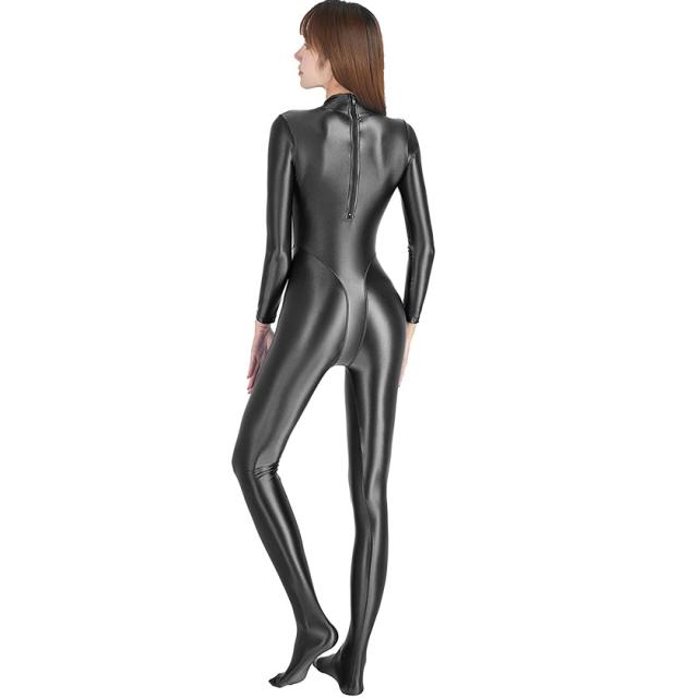 AMORESY アモレシー Oceanus Uネック 全身タイツ レオタード