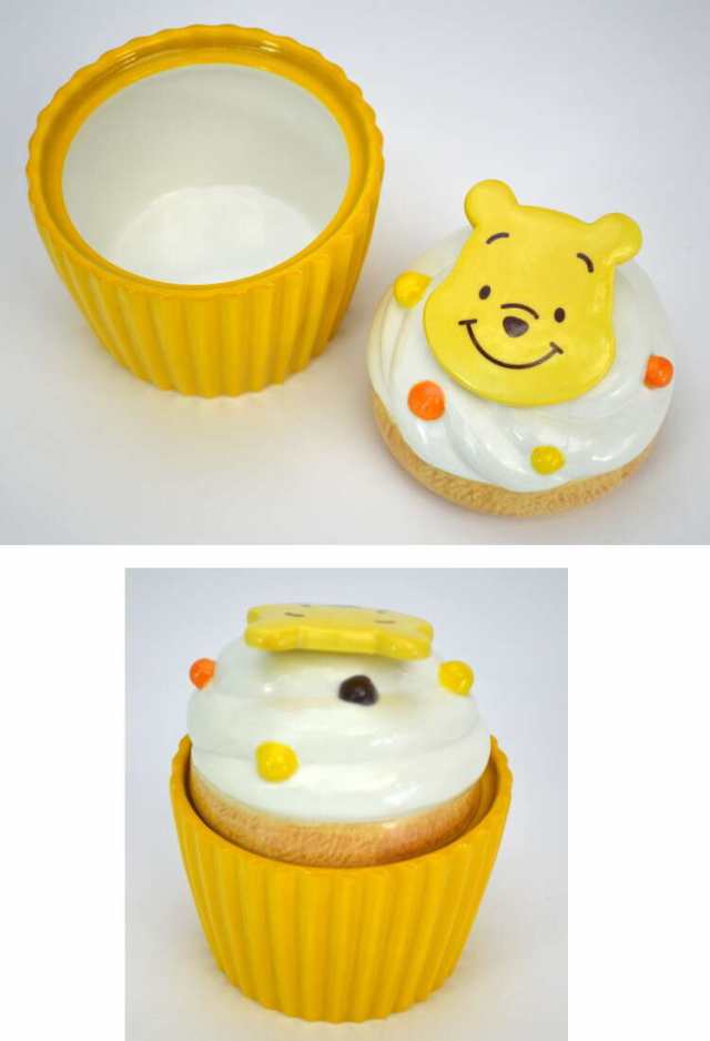 カップケーキ型キャニスター くまのプーさん ディズニー かわいい 洋食器 陶器 Disney キャラクター 人気 蓋付きポット キャニスター 小の通販はau Pay マーケット インテリア生活雑貨 プランタ