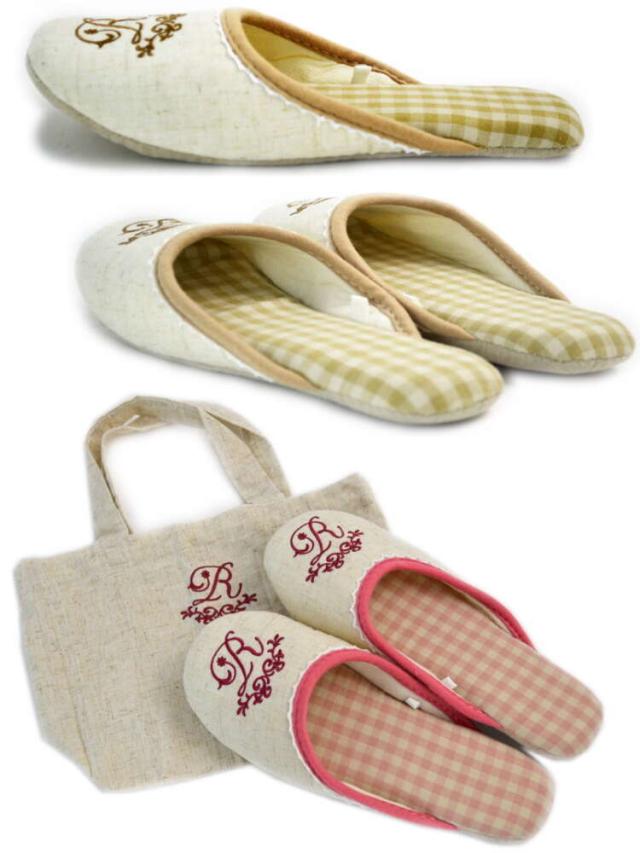 Sale セール 携帯スリッパ 手提げバッグ付き チェック刺繍 ピンク ベージュ レディース 女軽い かわいい 室内履き 携帯用 の通販はau Pay マーケット インテリア生活雑貨 プランタ