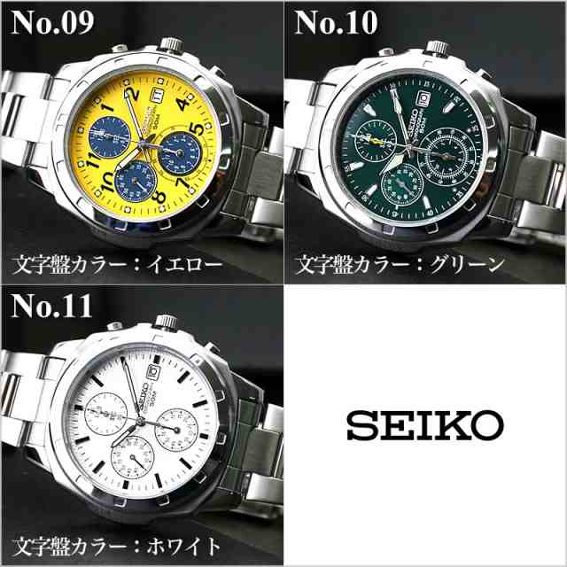 腕時計 SEIKO クロノグラフ（逆輸入）定番ブラック