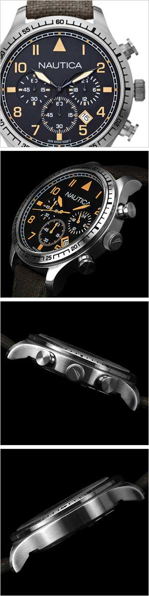 [正規品]NAUTICA時計 ノーティカ腕時計 NAUTICA クロノ クラシック スポーティ カジュアル A16579G_2