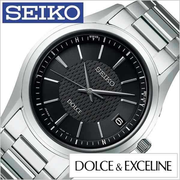 セイコー腕時計 SEIKO時計 SEIKO 腕時計 セイコー 時計 ドルチェ&エクセリーヌ DOLCE&EXCELINE メンズ/ブラック SADZ187