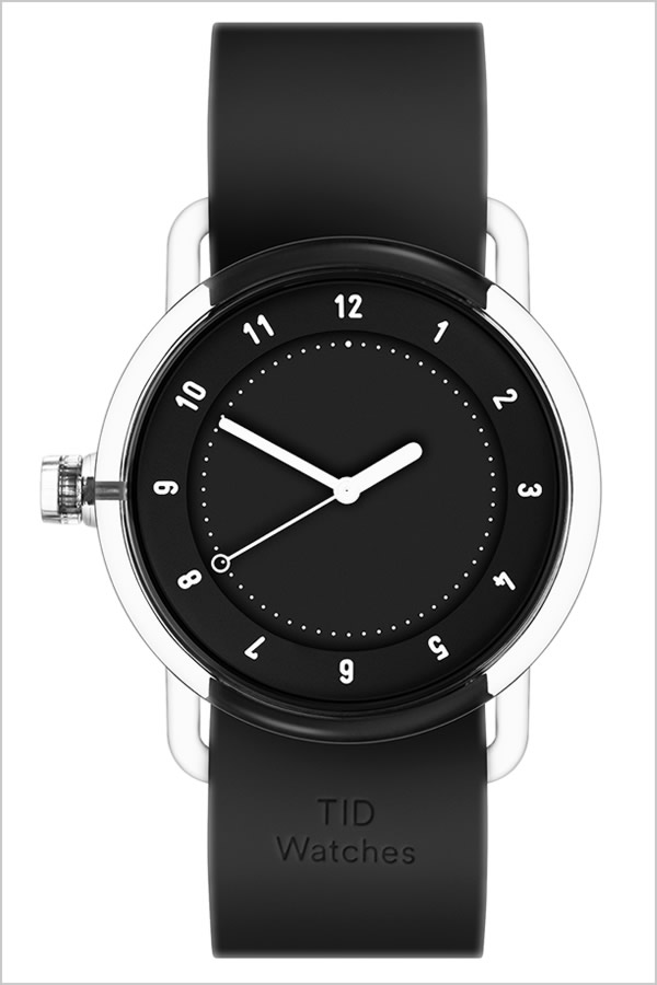 新品 TID Watches 腕時計 38mm ブラック ベルト3本セット ティッド
